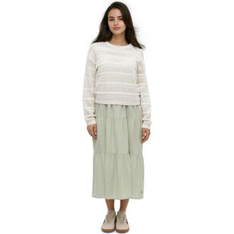 tentree Lunenberg Sweater in Cotton White Heather at Nordstrom, Size X-Large