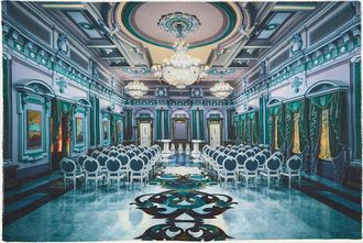 Faliero Sarti x Massimo Listri Silk Stole