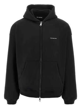 Cole Buxton Hoodie met logodetail - Zwart