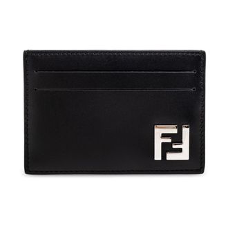 Fendi FF Squared Slim Card Holder - male - Fendi - Wallets & Cardholders - Black - ONE SIZE - Accessories