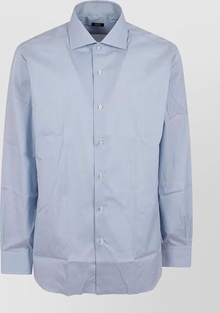 Barba silk blend regular-fit shirt