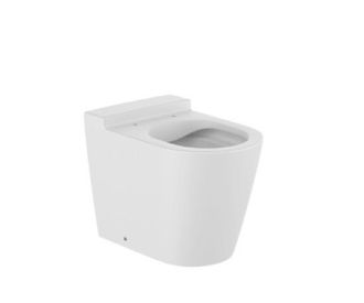 Roca Roca - Taza Rimless Adosada A Pared Con Salida Dual Para Inodoro Round Inspira Color: Blanco Mate