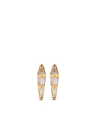 Nikos Koulis 18kt yellow gold Spectrum diamond earrings
