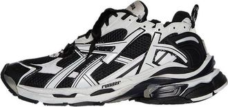 Balenciaga Runner Sneaker Black White 677403W3RB29010
