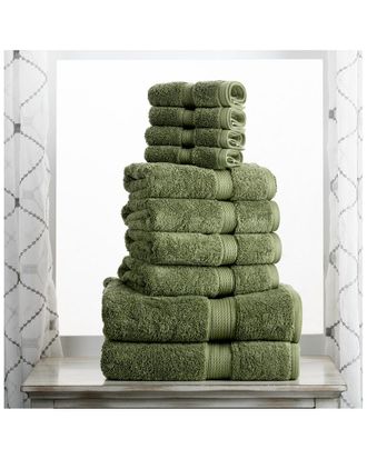 Superior Highly Absorbent 10Pc Ultra Plush Egyptian Cotton Towel Set