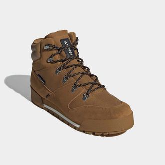 ADIDAS TERREX Winterboots ADIDAS TERREX TERREX SNOWPITCH COLD.RDY, Herren, Gr. 41, braun (bronze strata, bronze strata, semi impact orange), Synthetik, Textil, Schu