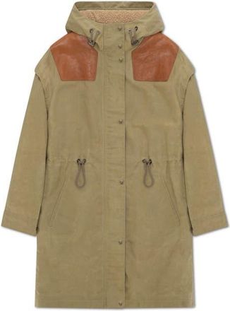 Fortela Olive Waxed Cotton Parka in Olive Green at Nordstrom, Size 40 Eu