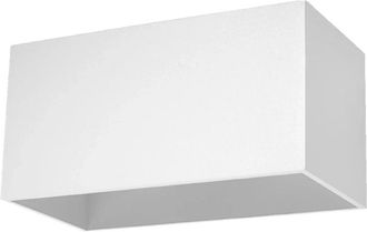 Sollux Lighting Design Wandlampe Quad 2-Flammig (verbunden), Weiss