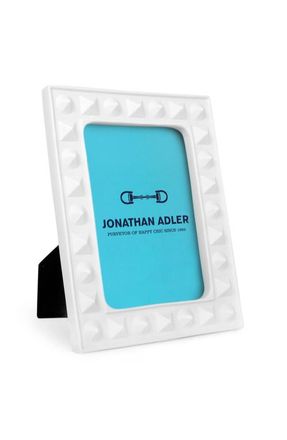 Jonathan Adler Charade Studded Picture Frame in White Studded at Nordstrom, Size 5Ft 0In X 7Ft 0In