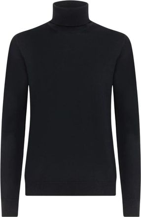 Alpha Industries Basic Turtleneck Sweater - Heren - Coltruien - Blauw - L - Wol - Truien & Vesten