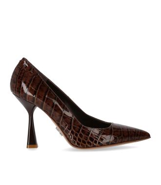 Sergio Levantesi Hohe Schuhe - Kira Brown Pump - Gr. 38,5 (EU) - in Braun - f&uuml;r Damen