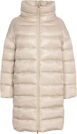 Herno Chantally Gewatteerde Donsjas - Dames - Dons jassen - Beige - 2XL - Jassen