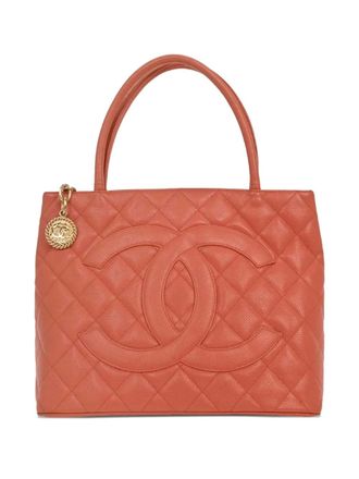 Chanel 2003-2004 leather tote bag - women - Caviar Leather - One Size - Pink