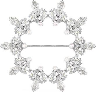 Swarovski Idyllia Mixed Cuts Snowflake Brooch