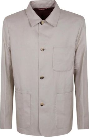 Paul Smith Giacca con tasca applicata - Grigio