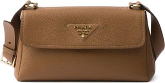 Prada Borsa a spalla in pelle piccola - Marrone