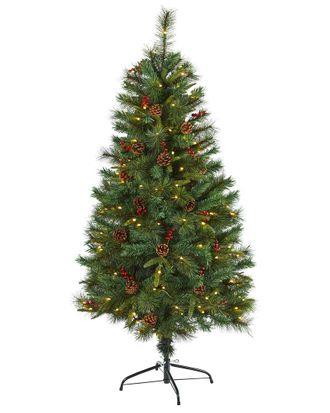 Nearly Natural 5Ft. Mixed Pine Artificial Christmas Tree