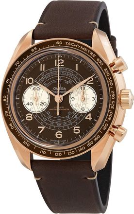 Omega Speedmaster Chronograph Hand Wind Brown Dial Mens Watch 329.92.43.51.10.001