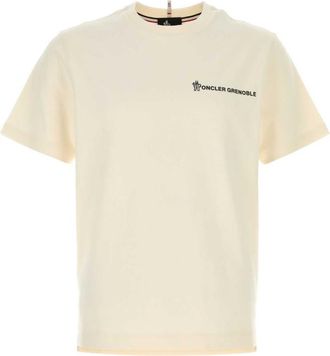 Moncler Cream Logo T-shirt
