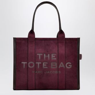 Marc Jacobs The Large Tote Bag in suede Dark Plum
