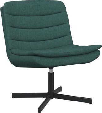 vidaXL Vidaxl - Swivel Chair Dark green 63 x 75 x 76 cm Fabric
