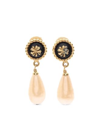 Chanel Orecchini di perle sintetiche 1986-1988 - Oro