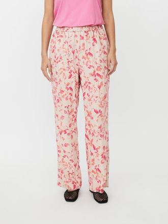 Masai MaPeonos Floral Printed Trousers in Carmine at Nordstrom, Size Xx-Large