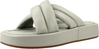 Clarks Alda Glide - Dames - Sandalen - Groen - 37 1/2 EU - Leer - Schoenen