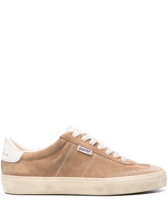 Golden Goose Sneakers con glitter SuperStar - Marrone