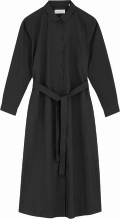 Skall Studio Leigh Shirtdress - Dames - Shirt Kleedjes - Zwart - XS - Kleedjes
