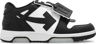 Off-white Out Of Office Kalfsleren Sneaker - Heren - Sneakers - Zwart - 41 EU - Leer - Schoenen