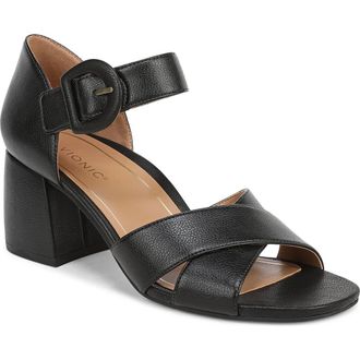 Vionic Soraya Heel Sandal in Black at Nordstrom Rack, Size 6.5