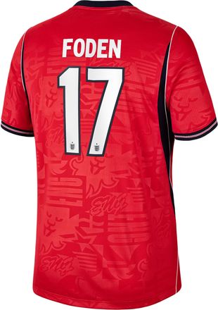 Nike Phil Foden England National Team 2026 Stadium Away Nike Mens Dri-FIT Soccer Jersey in Red | NN203947736-ENG