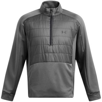 Under Armour Heren Eenkleurige Halve Rits Sweatjack (Grijs)