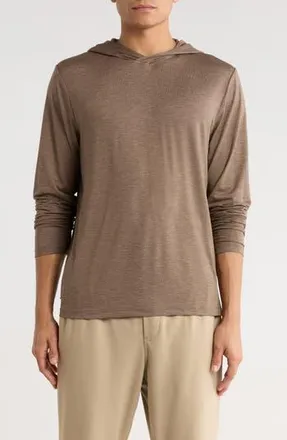 Zella Energy Pullover Hoodie in Brown Morel at Nordstrom Rack, Size Xx-Large