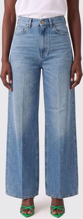 Pantaloni Torino Jeans palazzo PT Torino in denim di cotone