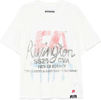 RRR123 T-shirt Leaders Burnout - Bianco