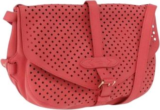 Louis Vuitton Pre-owned Vintage Shoulder Bag - Dames - Vintage Schoudertas - Rood - ONE Size - Leer - Vintage