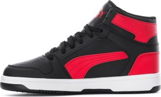 Puma Rebound Layup Wide Black Red 386438-34