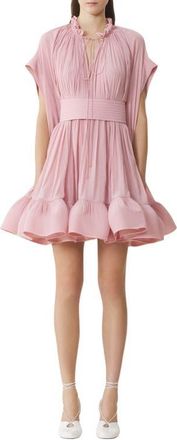 Lanvin Short Charmeuse Dress in Pink at Nordstrom, Size 42 Eu