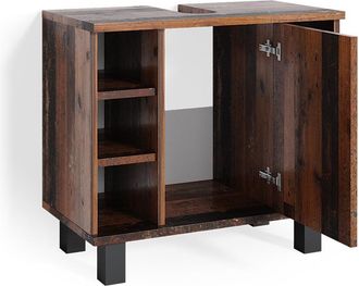 Vicco Mueble Bajo Lavabo Fynn, Madera Antigua, 60 X 54 Cm
