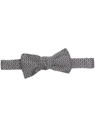 Lanvin Papillon con effetto jacquard - Nero