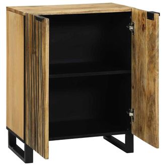 Berkfield Home Sideboard - 60 x 33.5 x 75 cm, crafted from solid mango wood in Brown | Size: 60 x 33.5 x 75 cm
