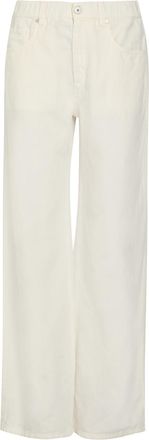 Brunello Cucinelli Dyed Wide-leg Denim Jeans - White - 46 (UK14 / L)