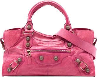 Balenciaga Borsa a tracolla Motocross Giant 21 Part Time in pelle di agnello 2005-2025 - Rosa