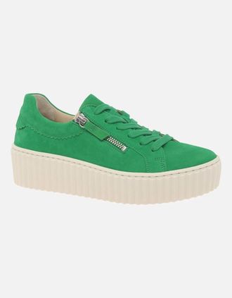 Gabor Womens Dolly Womens Trainers - Green - Size: 4.5
