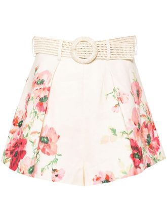 Zimmermann Shorts Lightburst Tuck - Toni neutri