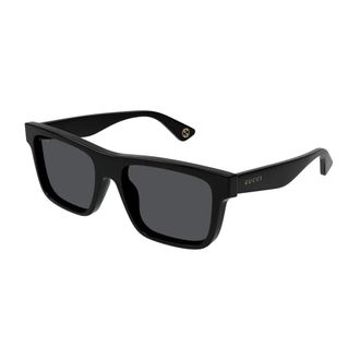 Gucci Sunglasses, unisex, Black, 56 MM, Double Layer Sunglasses