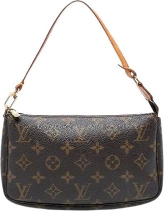 Louis Vuitton Pre-owned Shoulder Bags, female, Brown, Size: ONE SIZE Pre-owned Vintage Shoulder Bag