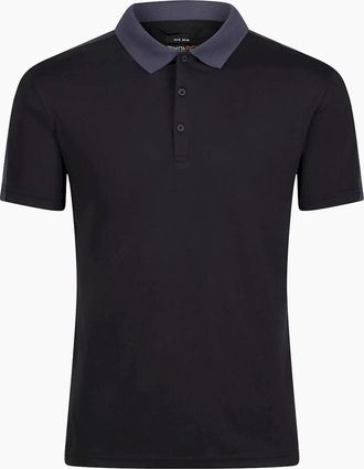 Regatta Mens Regatta Contrast Coolweave Pique Polo Shirt - Black - Size: 36